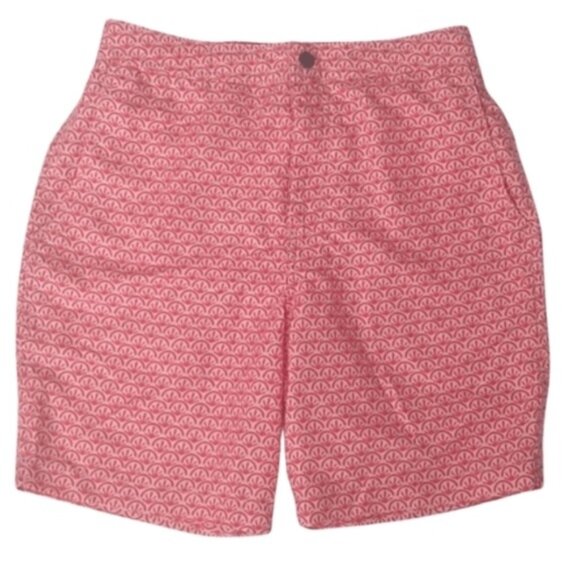 Onia Men'sCalder Shorts Trunks Fan Geo Peach Fuzz Size Small